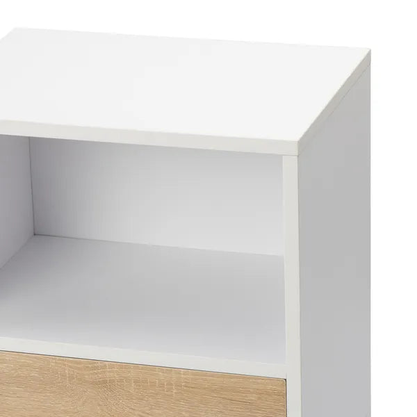 2 of Bedside Cupboard with 1 Drawer and Short Legs;  End Table with Storing Shelf;  Indoors XH