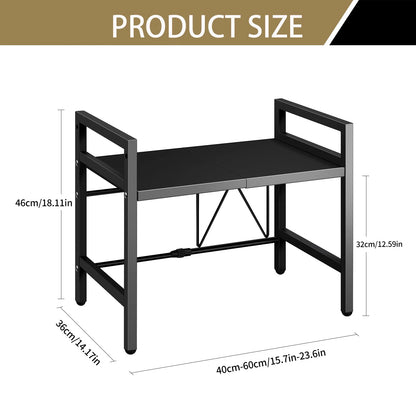 1pc Expandable 42-64cm Microwave Shelf Organizer, Moisture And Rust