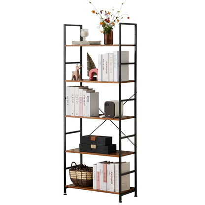 Tier Bookcase Bookshelf Modern Book Case For Books Corner