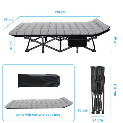 Folding Camping Cot Camp Cots Portable Heavy Duty Outdoor Camping