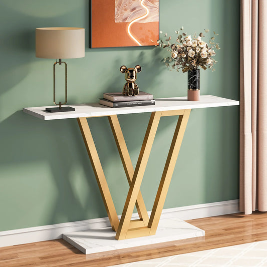 Tribesigns 43 Inch Console Table Industrial Entryway Hallway Table