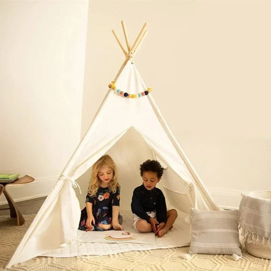 1.35M Tent for Kids Indoor Household Portable Folding Princess Wigwam