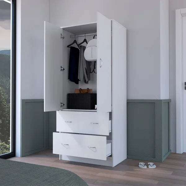 Armoire Edie, Bedroom, White