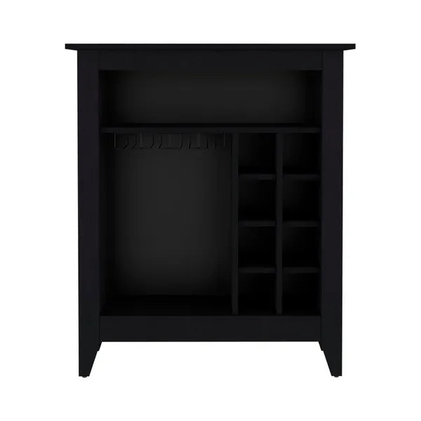 Bar Cabinet Castle, Living Room, Black