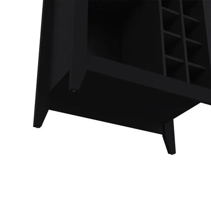 Bar Cabinet Castle, Living Room, Black