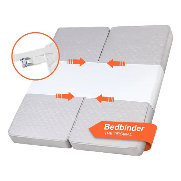 Bed Bridge King Bed Connector Kit Metal Buckle & Storage Bag 100"L x 24"W