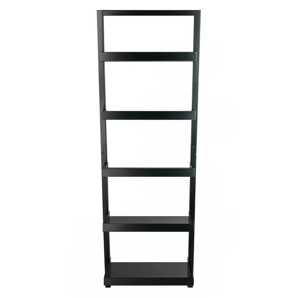 Bellamy 5-Tier Leaning Shelf; Black