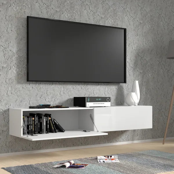 Bingo 180 TV Stand / 70,94 in / white matt / white gloss