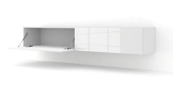 Bingo 180 TV Stand / 70,94 in / white matt / white gloss