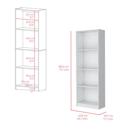 Bookcase Benzoni, Office, White