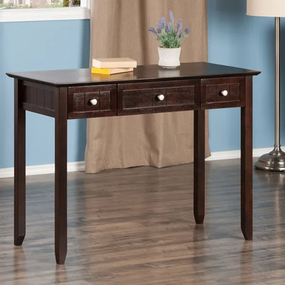 Burke Home Office Writing Desk; Coffee