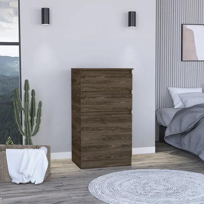 Cassel 2-Drawer Dresser Dark Walnut