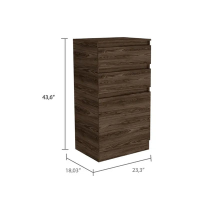 Cassel 2-Drawer Dresser Dark Walnut