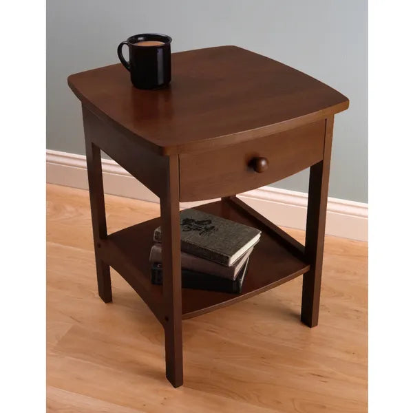 Claire Accent Table Anitque Walnut Finish