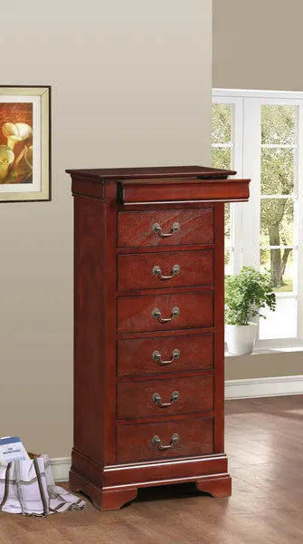 Elegant Cherry Traditional Lingerie Chest