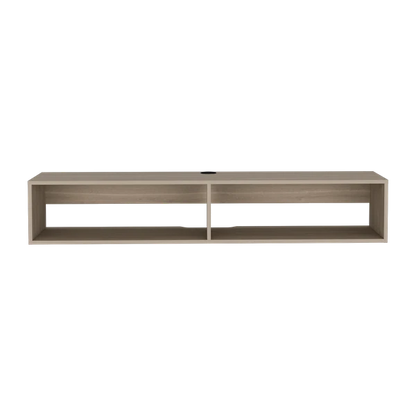 Floating Tv Stand Moore, Living Room, White Oak