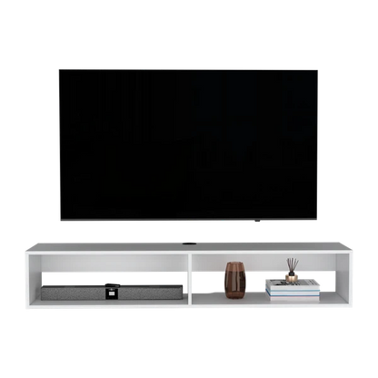 Floating Tv Stand Moore, Living Room, White