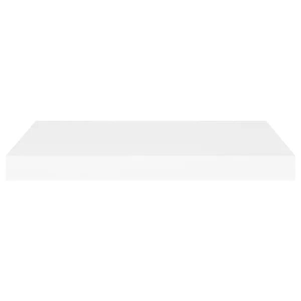 Floating Wall Shelf White 23.6"x9.3"x1.5" MDF