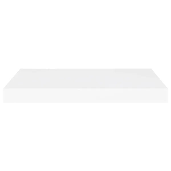 Floating Wall Shelves 2 pcs White 23.6"x9.3"x1.5" MDF