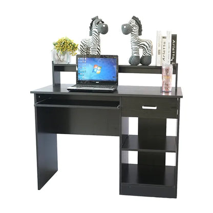 General Style Modern E1 15MM Chipboard Computer Desk Black