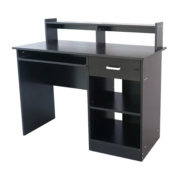 General Style Modern E1 15MM Chipboard Computer Desk Black