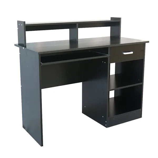 General Style Modern E1 15MM Chipboard Computer Desk Black