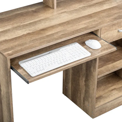 General Style Modern P2 15MM Chipboard Computer Desk Brown