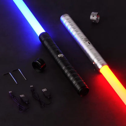 Lightsaber 2 Pack 7 RGB Colors Rechargeable Dueling Light Saber