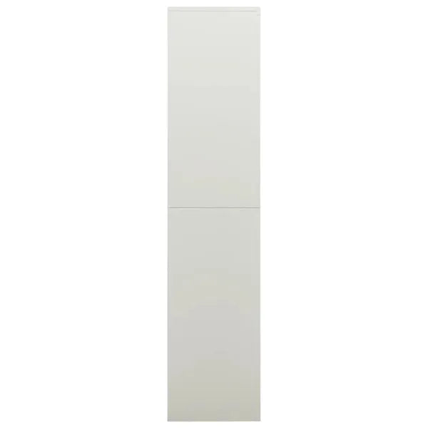 Locker Cabinet Light Gray 35.4"x15.7"x70.9" Steel