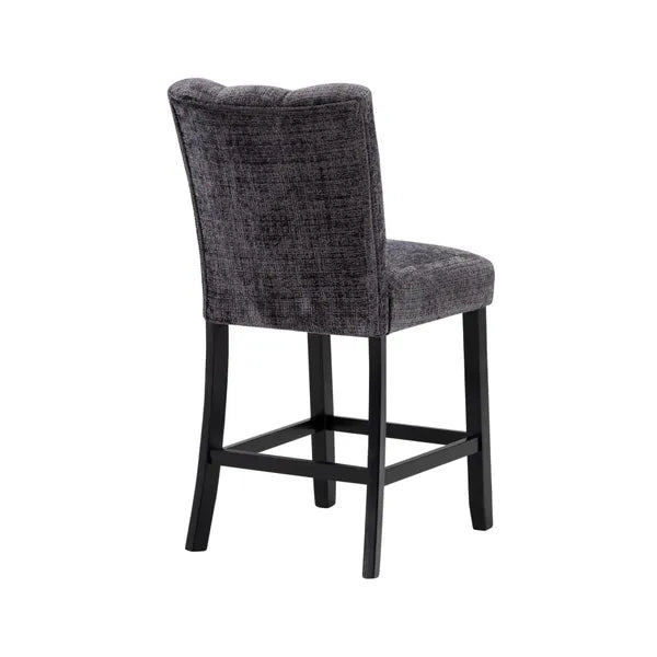 MAGALY DARK GREY BAR STOOLS (KIT OF 2)