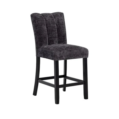 MAGALY DARK GREY BAR STOOLS (KIT OF 2)