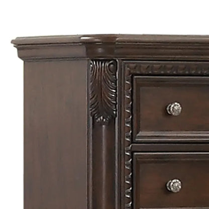 Mahogany Traditional 5 Drawer Chest