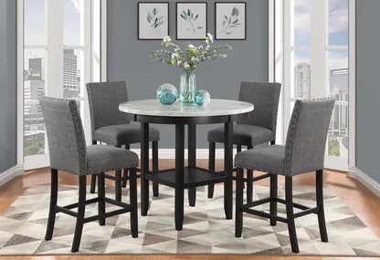 MARIAN DARK GRAY BAR STOOL (KIT OF 2)