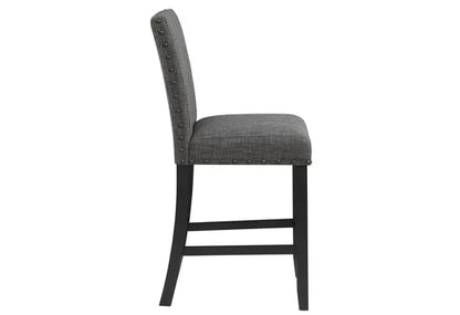 MARIAN DARK GRAY BAR STOOL (KIT OF 2)