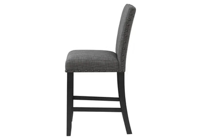 MARIAN DARK GRAY BAR STOOL (KIT OF 2)