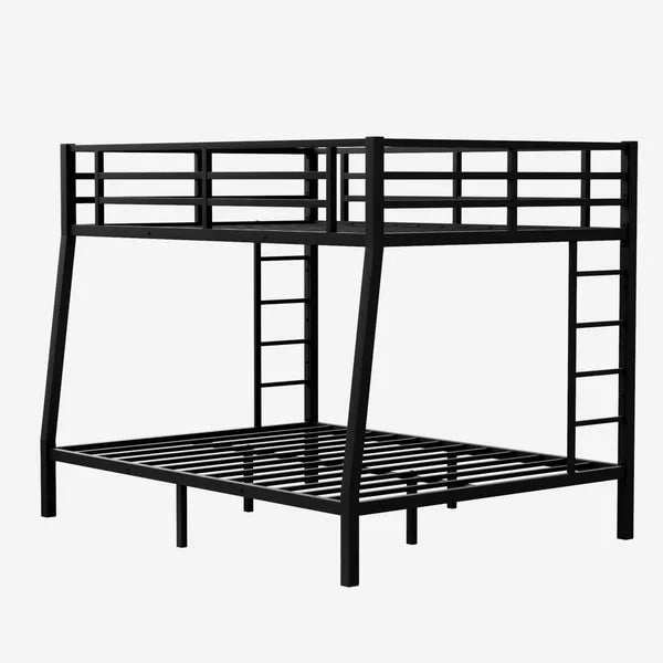 Metal Full XL over Queen Bunk Bed for Teens and Adults,Space-Saving/Noise Reduced/No Box Spring Needed(Expect arrive date 2024/6/27)