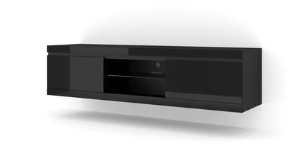 NET 180 TV STAND / 70,87 in black matt / black gloss