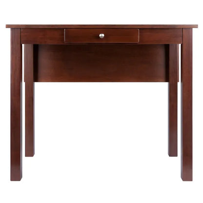 Perrone High Table with Drop Leaf; Walnut