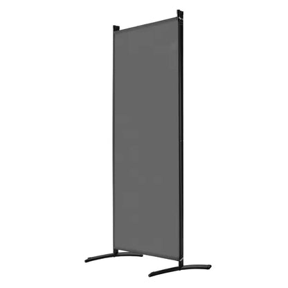 Room Divider 4 Panels Fabric Room Privacy Screen for Office Bedroom Grey