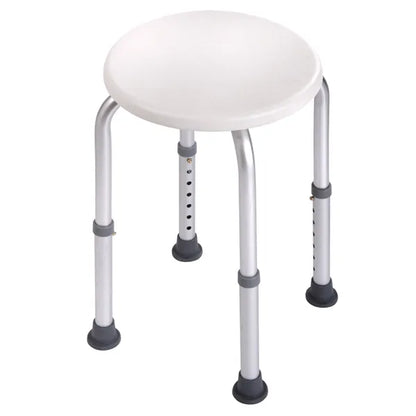 Shower Stool Bath Bench with Adjustable Heights and Non-Slip Rubber for Safety and Stability