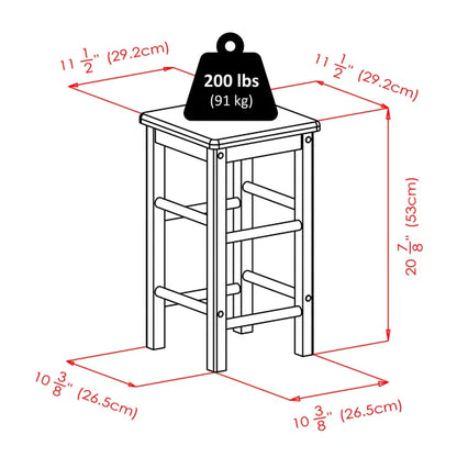 Suzanne 3-Pc Space Saver Set; Coffee