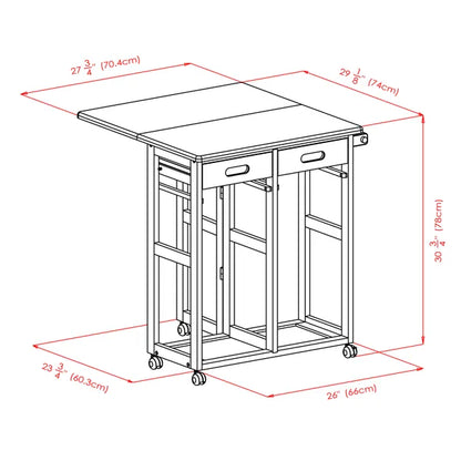 Suzanne 3-Pc Space Saver Set; Coffee