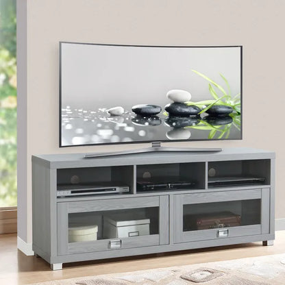 Techni Mobili Durbin TV Stand for TVs up to 75in, Grey