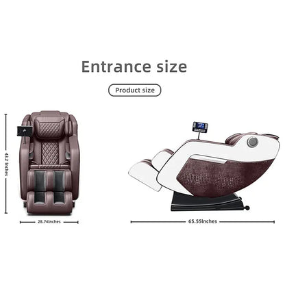 The perfect Gift for Relaxation & Health! Zero Gravity Massage Chair with Hip Heating, Foot Massage & Full Airbag Coverage – Perfect for Home or Office!