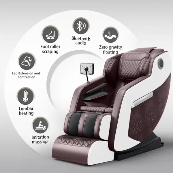 The perfect Gift for Relaxation & Health! Zero Gravity Massage Chair with Hip Heating, Foot Massage & Full Airbag Coverage – Perfect for Home or Office