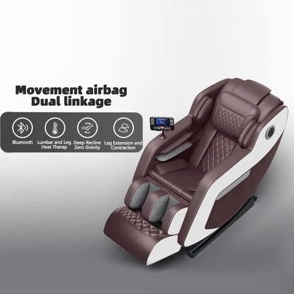 The perfect Gift for Relaxation & Health! Zero Gravity Massage Chair with Hip Heating, Foot Massage & Full Airbag Coverage – Perfect for Home or Office