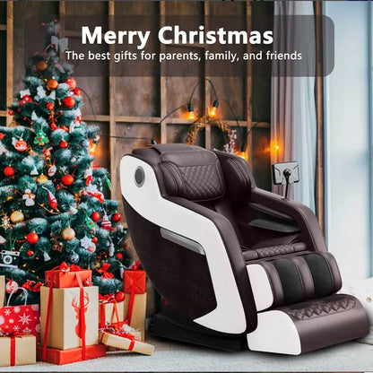 The perfect Gift for Relaxation & Health! Zero Gravity Massage Chair with Hip Heating, Foot Massage & Full Airbag Coverage – Perfect for Home or Office