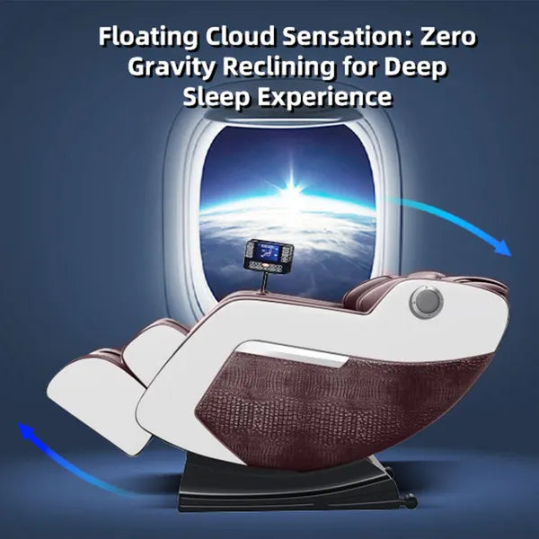 The perfect Gift for Relaxation & Health! Zero Gravity Massage Chair with Hip Heating, Foot Massage & Full Airbag Coverage – Perfect for Home or Office