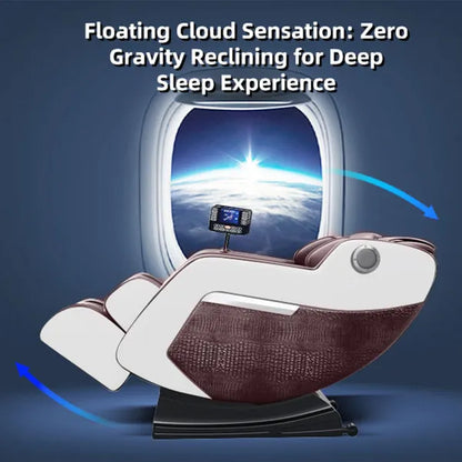 The perfect Gift for Relaxation & Health! Zero Gravity Massage Chair with Hip Heating, Foot Massage & Full Airbag Coverage – Perfect for Home or Office