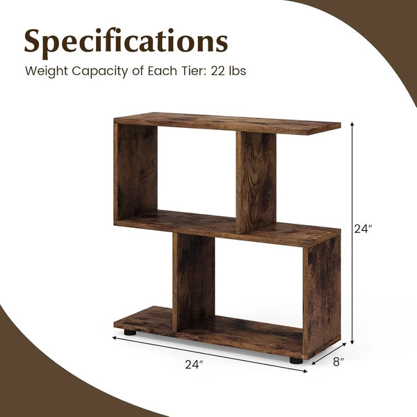 Transform Your Space with These Stylish 2-Tier Wooden Bookcases - #FallDecorations for Home